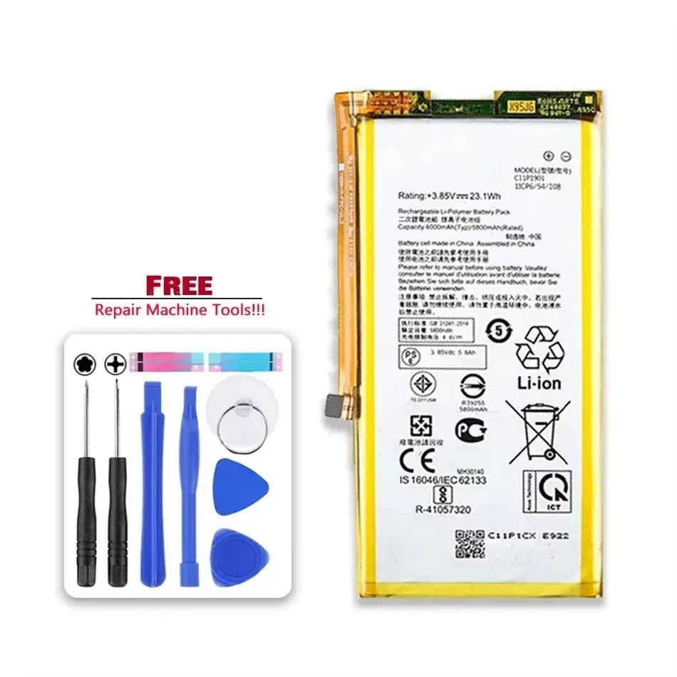 Игровой аккумулятор C11P1901 для телефона ASUS ROG 2 ZS660KL I001DB 6000 мАч