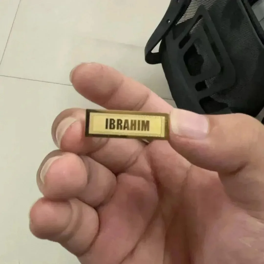 Индивидуальное детское кольцо с именной табличкой персонализированное буквой и