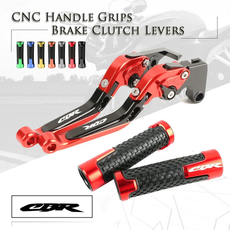 

Motorcycle Adjustable Brake Clutch Levers Handlebar grip Handle Hand Grips For Honda CBR600RR F5 CBR 600 RR 2003-2006 CBR954RR