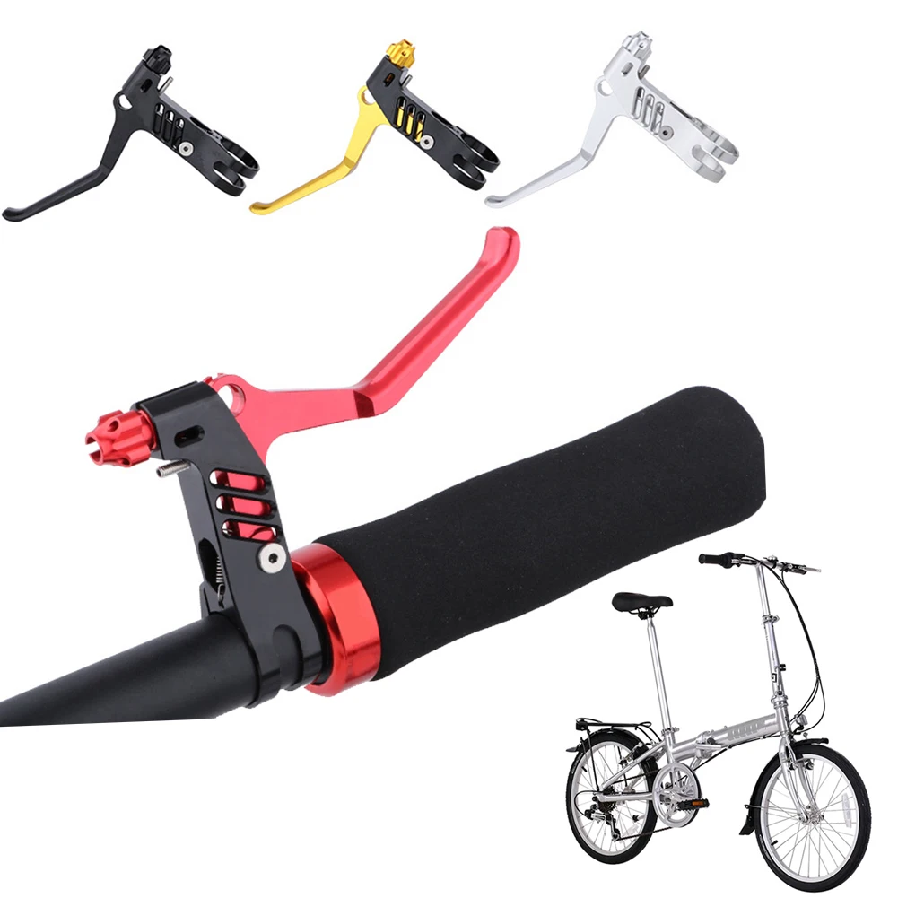 

Folding Bike Brake Lever CNC Ultra-Light V Brake Lever ForBMX 80g Aluminum Alloy Brake Levers Bicycle Accessories