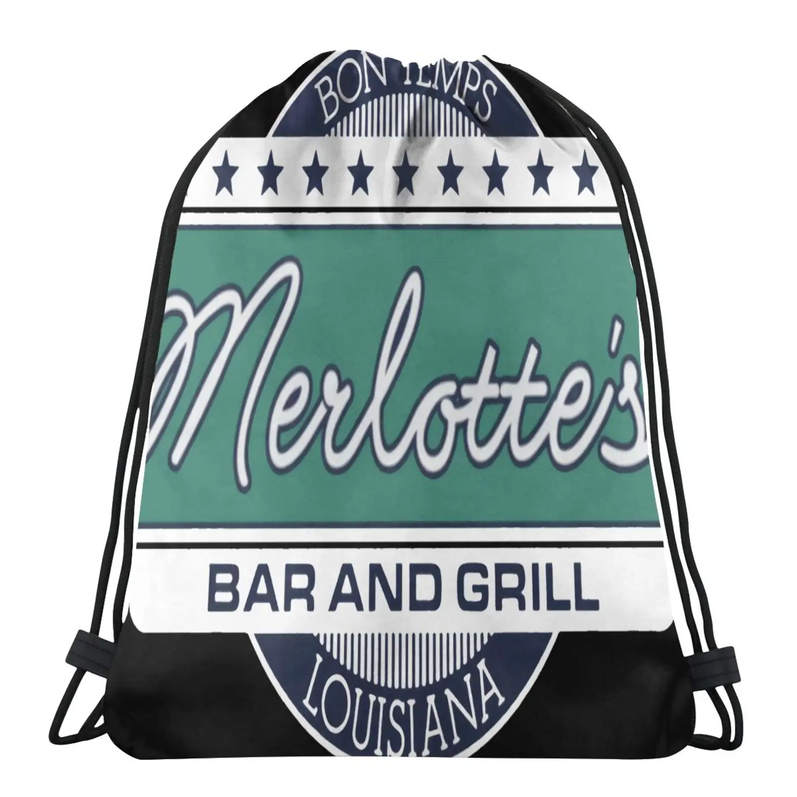 

Мужской рюкзак Sam Merlottes Bar с рисунком истинной крови, мужской рюкзак на бедрах, зеркальный Карманный Рюкзак с рисунком аниме, Сумка из органзы...