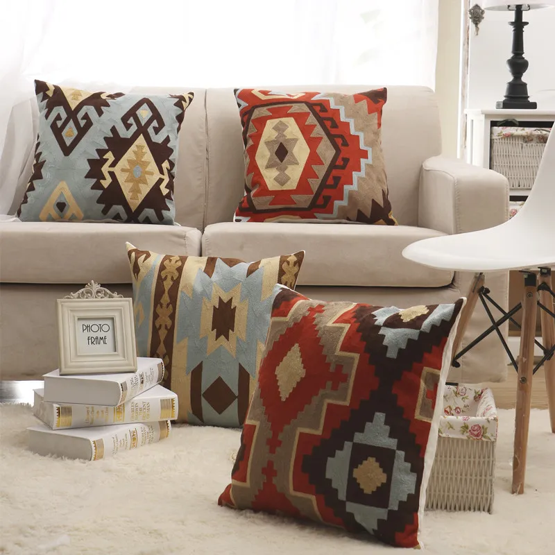 

Modern Minimalist Pillow Linen Waterproof Pillowcase Cushion Cover Bedding Pillowcase Cushion Cover 45x45cm Cojines Hogar