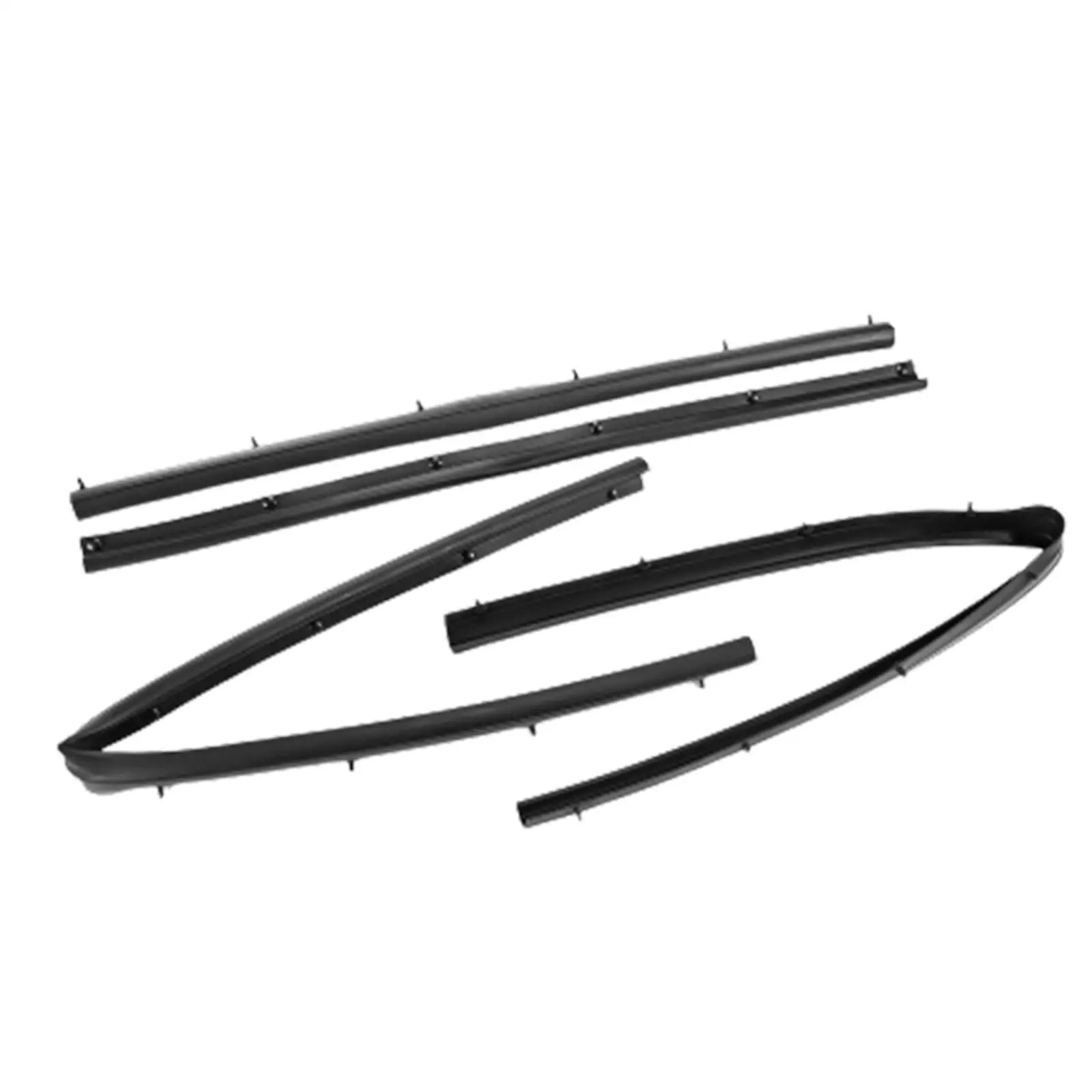 

4Pcs Lower Door Weather Strip Seal Trim F81Z-2520758-aa Rubber Weather Strip Seal for Ford F250 Premium Replacement Durable