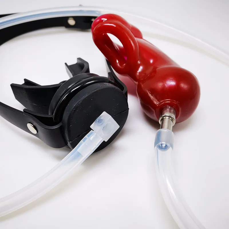 БДСМ Пенис Оболочка поток в рот катетеры устройство верности клетка на пенис