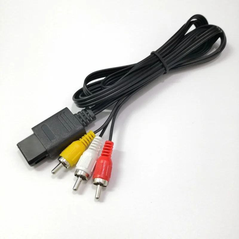 

1.8M for Nintendo 64 Audio TV Video Cord AV Cable to RCA for Super Nintend GameCube N64 SNES Game Cube Accessory