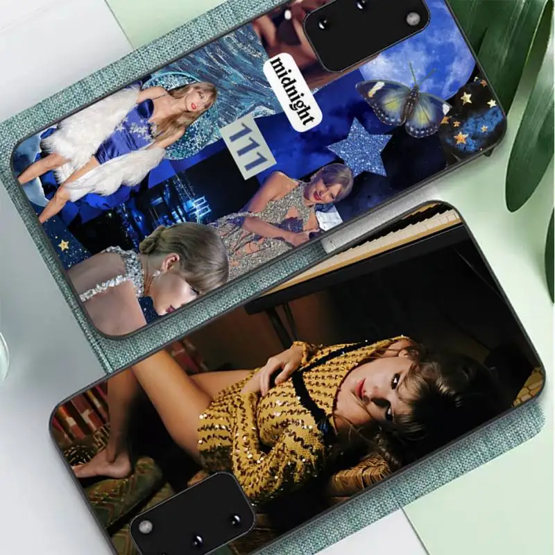 

T-Taylors-Swifts M-Midnights Phone Case for Samsung S10 21 20 9 8 plus lite S20 UlTRA 7edge