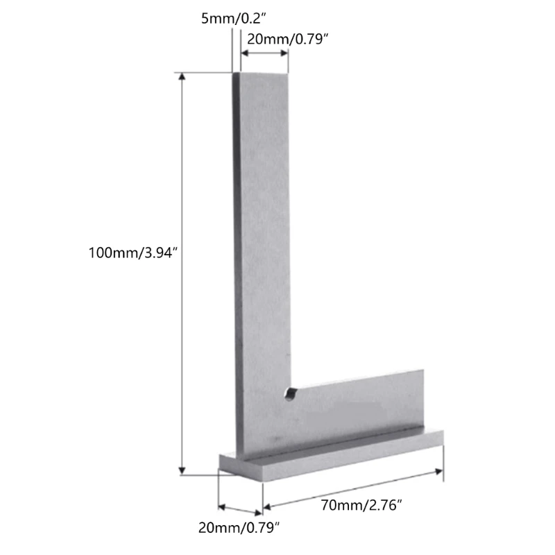 Квадратный инструмент с углом обзора 90 градусов квадратный для деревообработки