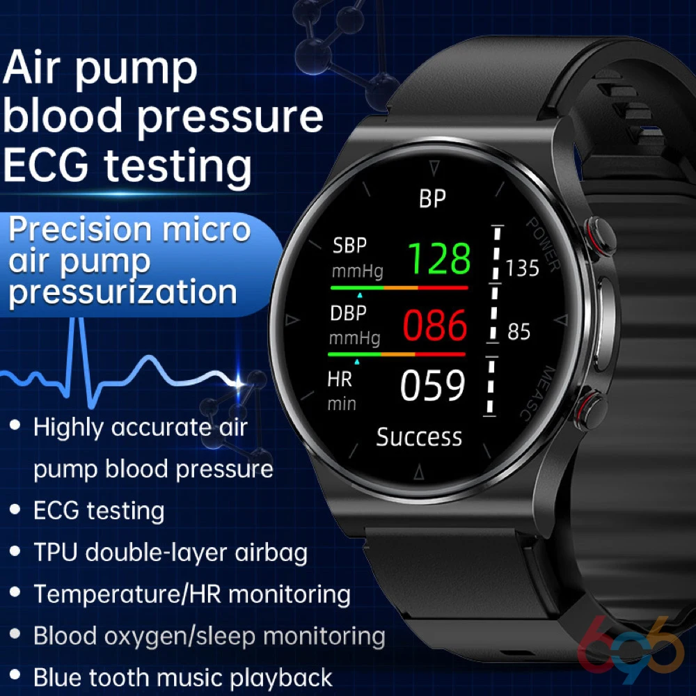 Мужской воздушный насос кровяное давление ЭКГ PPG температура кислород монитор