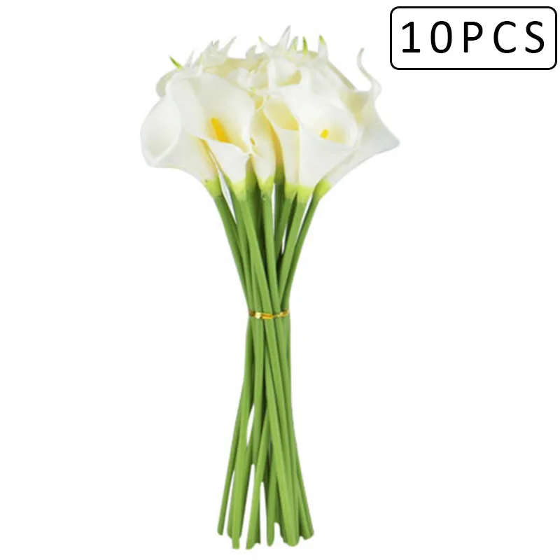 

2019 Popular 10 PCS Artificial Flowers Good Flexibility Suitable For Christmas Weddings Birthday Parties Home Decor