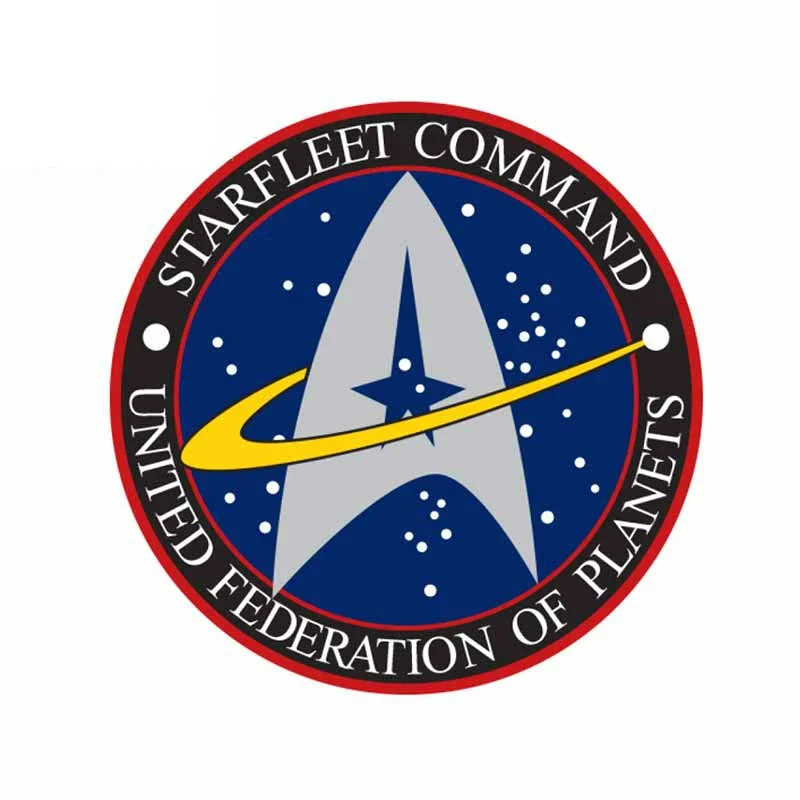 

Автомобильные наклейки Star Trek JDM-13 см, водонепроницаемые виниловые наклейки для окон/лобового стекла, DIY, защита от царапин, автодекор