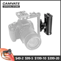 camvate either handgrip with quick release nato clamp connection 70mm nato rail for dslr camera cage rigshoulder mount rig