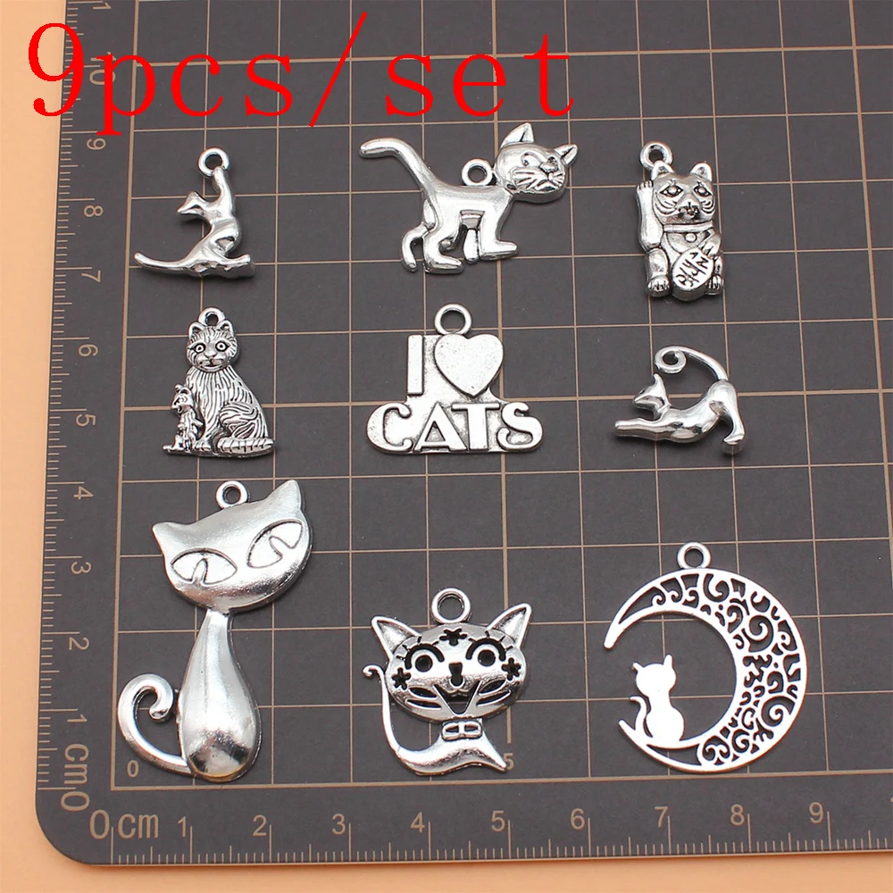 

9 шт./набор, подвески для сотового телефона