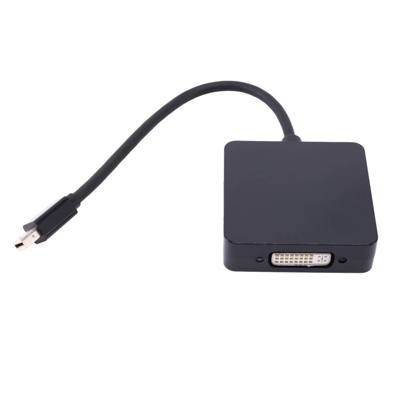 

Minidp To HDMI-Compatible VGA DVI Adapter, 3-In-1 Mini DP To HDMI-Compatible/DVI/VGA Adapter(Male To Female) Compatible