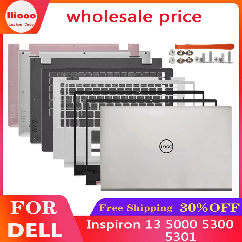 

Ноутбуки для ноутбука DELL Inspiron 13 5000 5300 5301, ЖК-экран, задняя крышка, передняя панель, лучшая Верхняя деталь