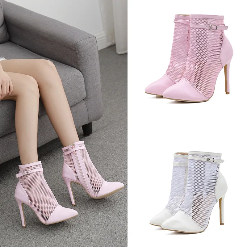 

2022 new net red Roman cool boots summer mesh short boots