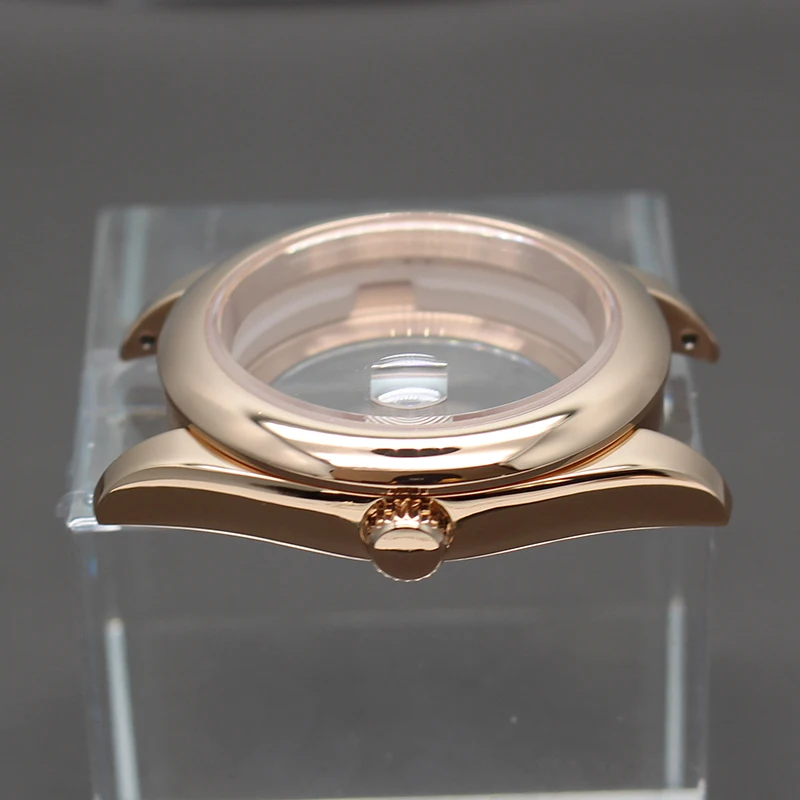 Зеркальные Запчасти для часов 36 мм 40 сапфировое стекло Seiko NH35 NH36 Miyota 8215 механизм 28