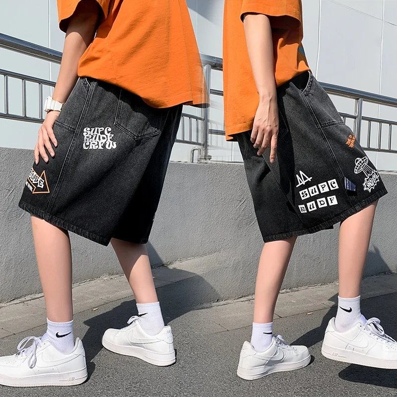 

New 2022 Man's Pants Jeans Korean Style Fashion Breathable Comfortable Half Length Hot Sale Outdoor Daily Casual Man Trousers