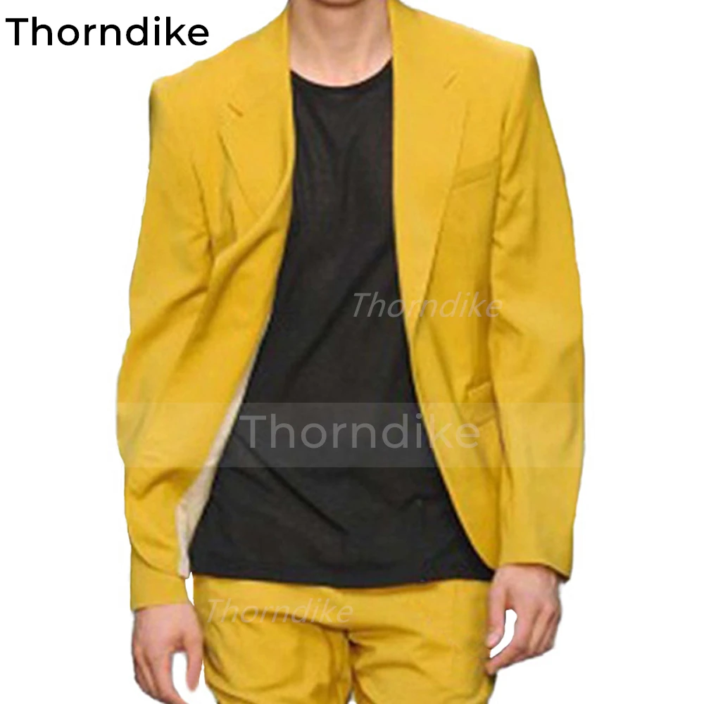 

Thorndike Casual Notched Lapel Men Suits for Prom 2 Piece Custom Wedding Tuxedo Man Set Blazer with Pants Male Fashion Clothes