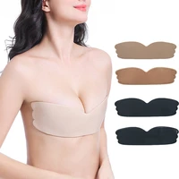 wing shape chest pad bra angel invisible breast support pad breathable gather silicone chest stickers womens bra underwear