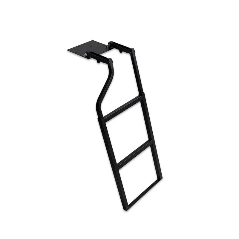 

Лестница задней двери пикапа, складная лестница задней двери грузовика, совместимая с кроватью пикапа, алюминиевые ступенчатые пластины