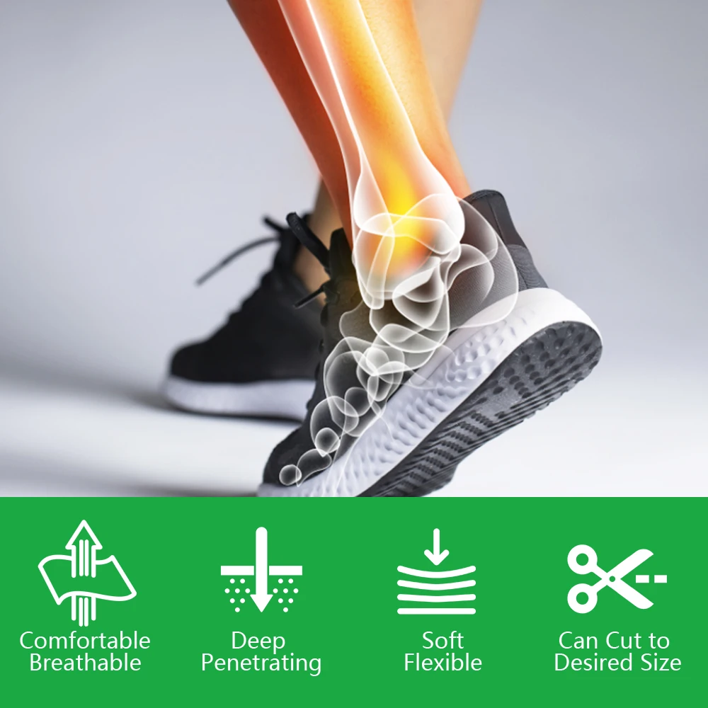 12/36/60/120 шт. обезболивающий пластырь для ахиллова тендинита растяжение связок