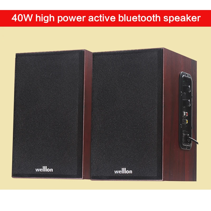 

40W 4 Inch Home Active Speaker Computer Bluetooth Speaker Home Theater TV/computer Audio DIY HiFi Fever Speaker with Tone
