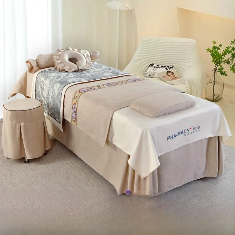 Новинка 2024 четырехсезонное покрывало из хлопка и льна Beau комплект четырех