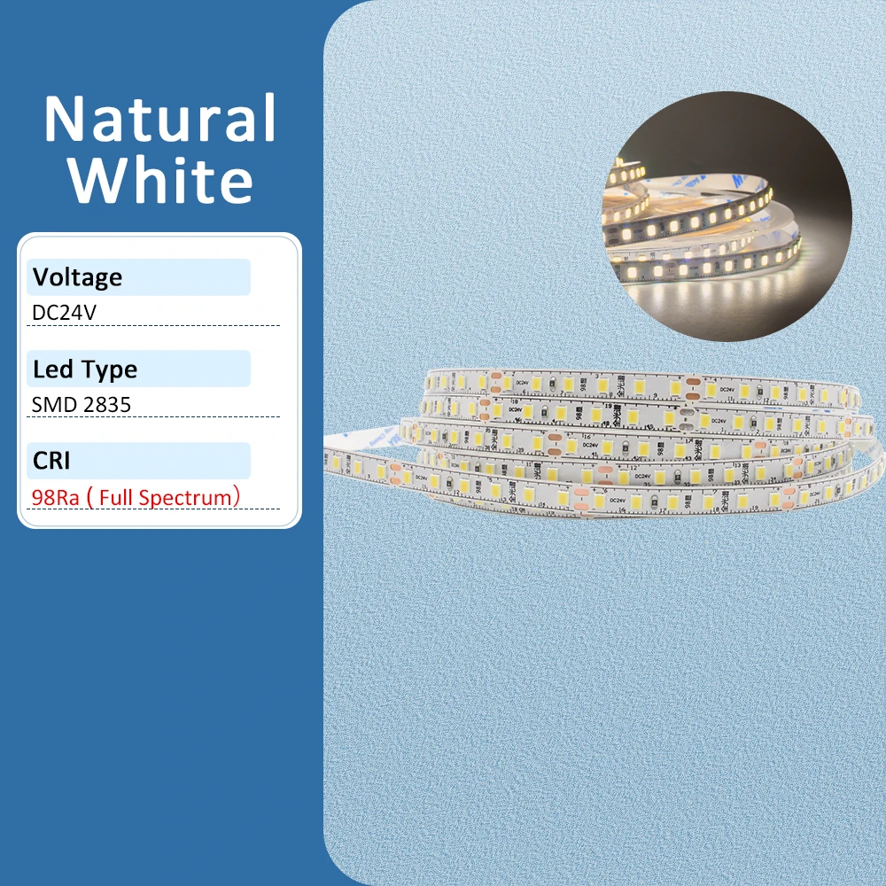 

Ra98 Светодиодная лента SMD2835 120 LED 24В