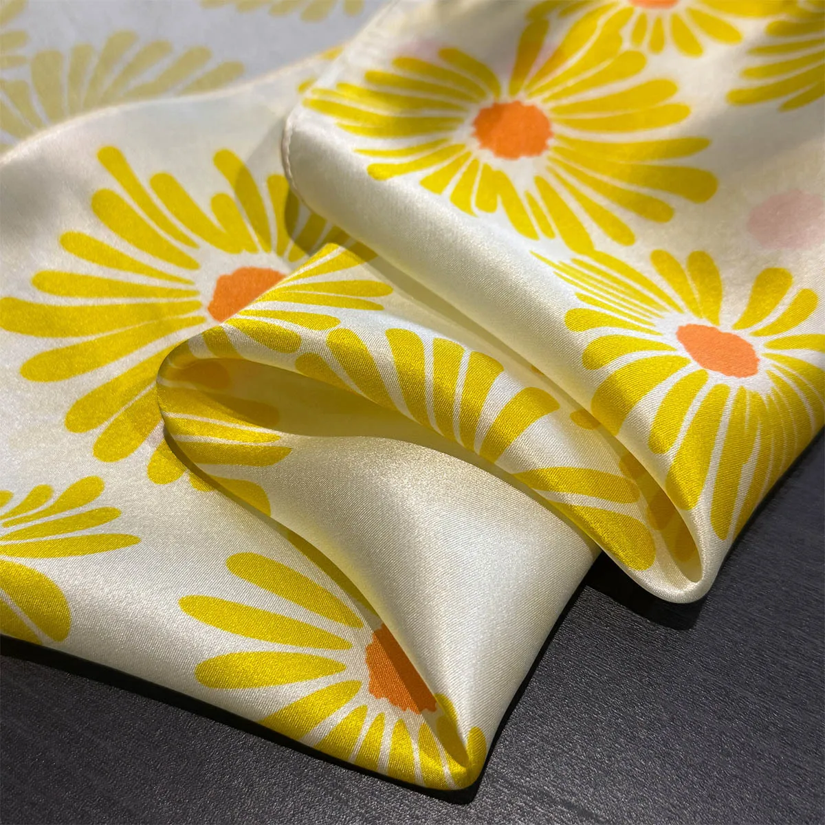 100% натуральный шелковый шарф женский бандана квадратные шарфы платок из