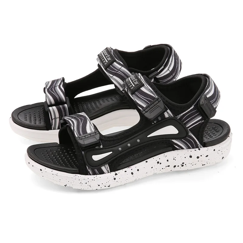 

2022 Children's Summer Boys Leather Sandals Baby Shoes Kids Flat Child Beach Shoes Sports Soft Non-slip Casual Toddler Sandals