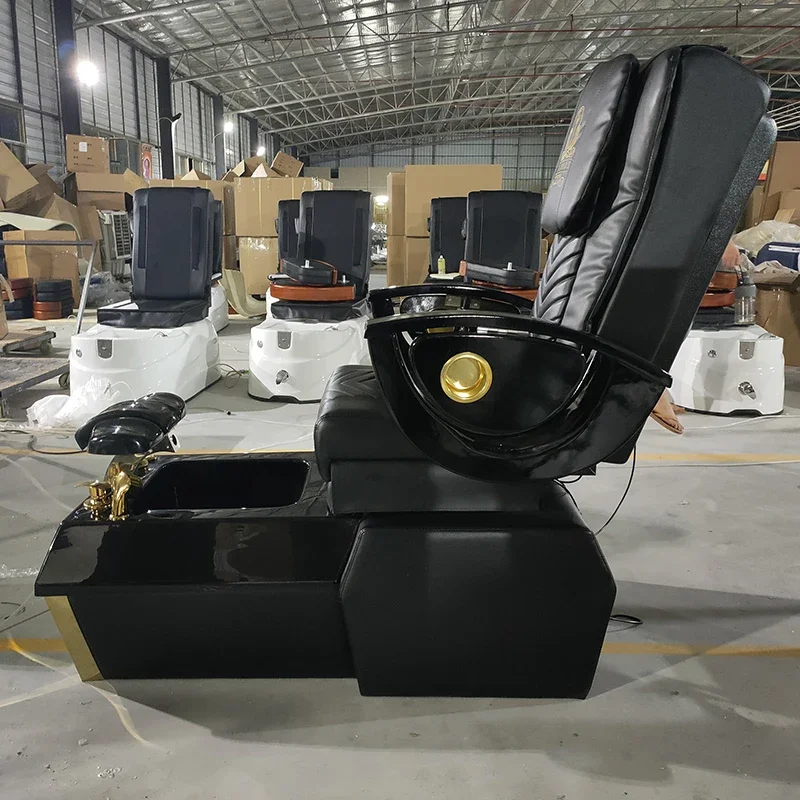Современное оборудование для салона красоты Φ роскошный черный стул педикюра