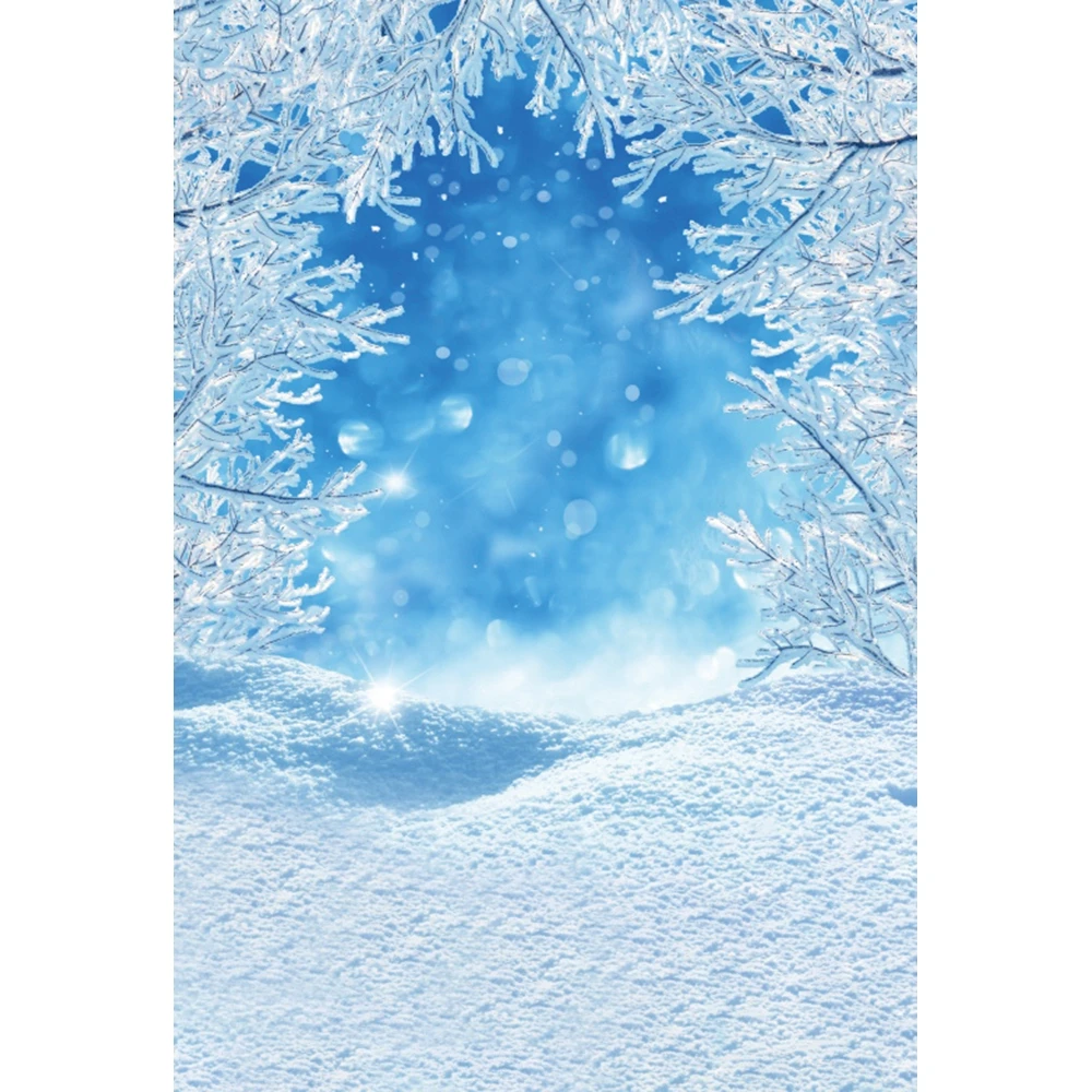 Фон для фотосъемки с изображением снеговика |