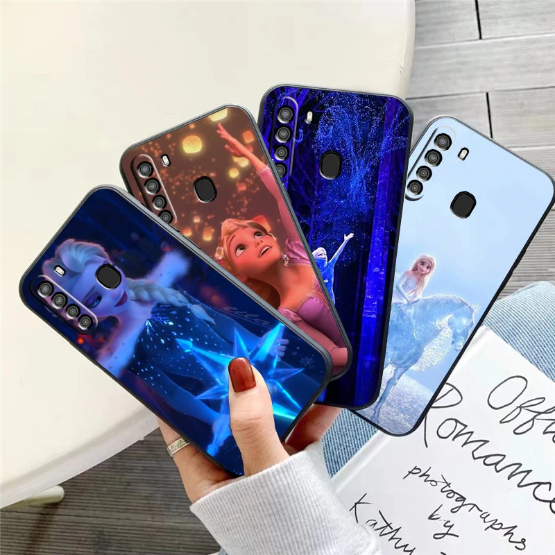 

Disney Beautiful Snow White Phone Case For Samsung Galaxy A01 A02 A10 A10S A20 A31 A22 4G 5G Coque Funda Liquid Silicon Carcasa