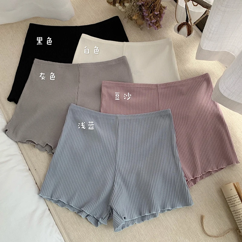 

Safety Pants, Anti-glare, Ice Silk, Spring and Autumn Elasticity, Thin Underwear, Women's Tight-fitting Insurance Shorts