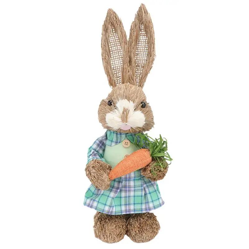 

1pc Simulation Rabbit Easter Rabbit Adornment Household Garden Rabbit for Decor