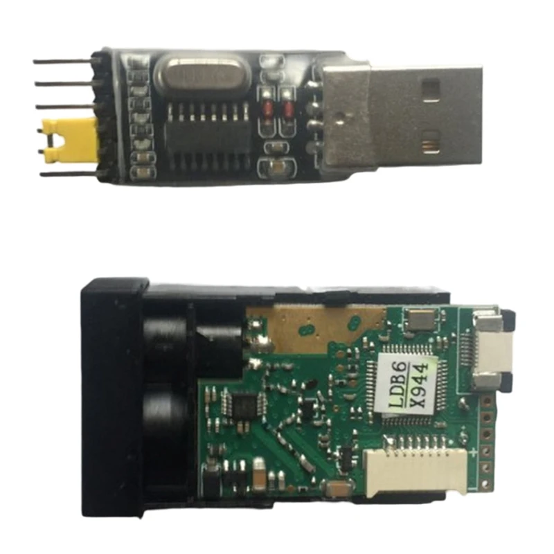 

50M/164Ft Laser-Distance Measuring Sensor Range Finder Module Low Cost Diastimeter Single & Continuous Measurement