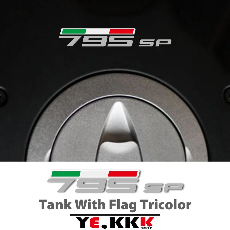 

1 Sticker For DUCATI 795 SP EVO Panigale S Monster Tank Flag Tricolor Sticker Decal Customization