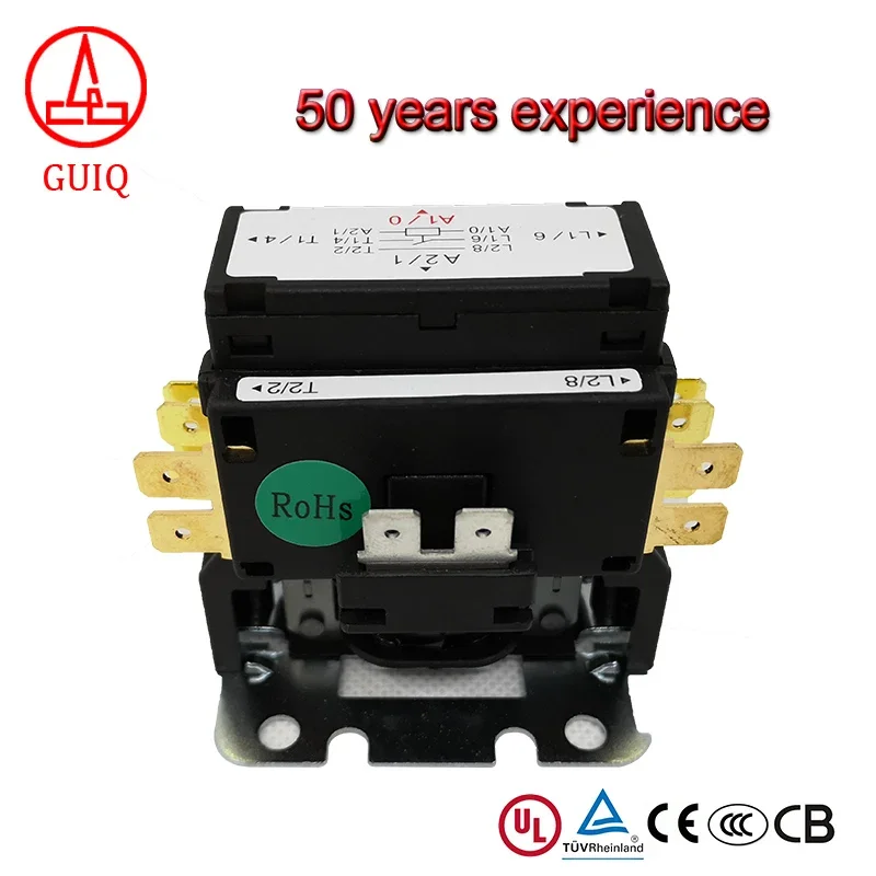 CJX9B-25S/D L однополюсный контактор детали для кондиционера 1 полюс 25 А 220 В