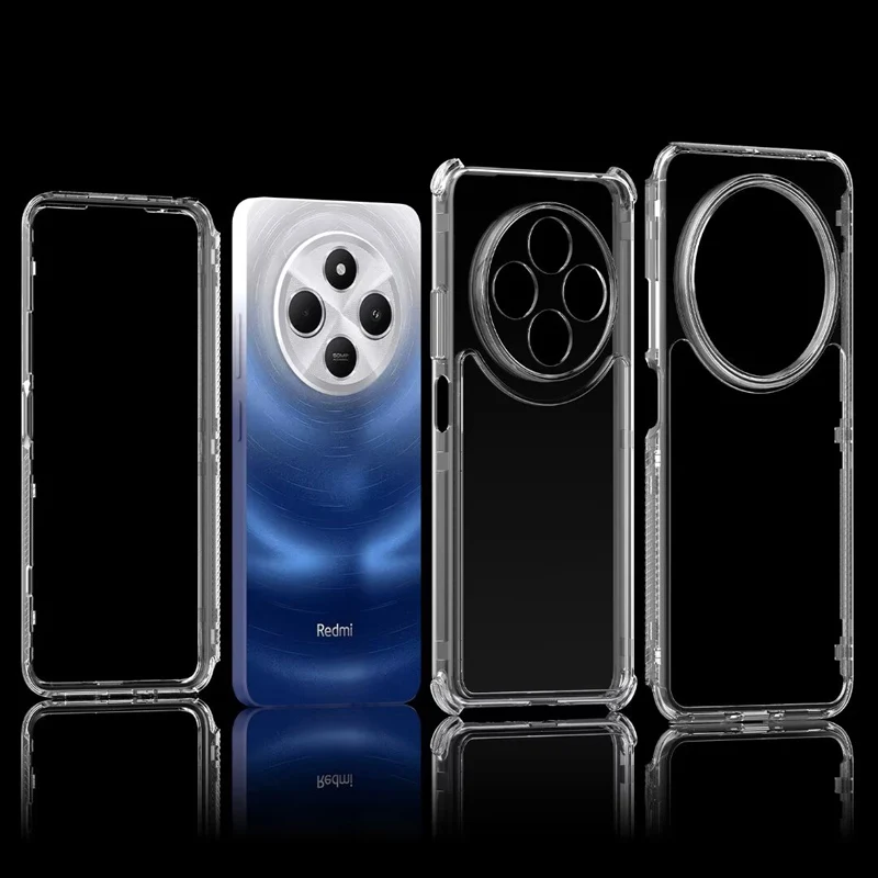 Прозрачный чехол для мобильного телефона Redmi 14CRedmi Note 14 5GRedmi Note 14pro, противоударный, эффективный защитный чехол с защитой от падения (art.: 3920cbcd3042f) - 3920cbcd3042f