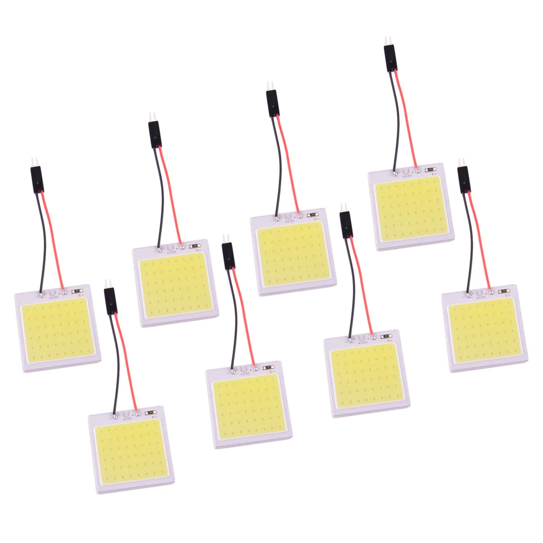 

8 шт. 48 SMD COB белая светодиодная панель T10 12 В универсальный автомобильный внутренний светильник купольная лампа для чтения карт лампы новые