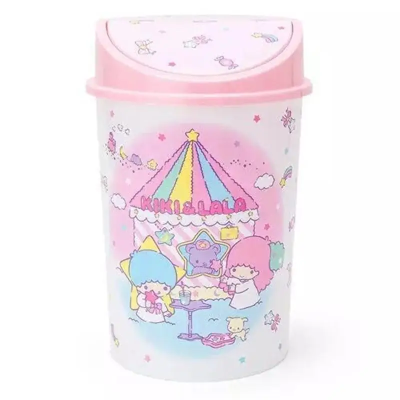 Kawaii Sanrio серия Kuromi аниме мультфильм мусорная корзина My Melody Cinnamoroll Kitty пластиковая