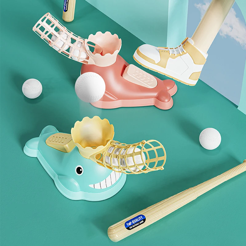 

Outdoor Children Baseball Launcher Game Sets Interest Ejection Indoor Safe Durable Parent-child Interaction Sports Toys