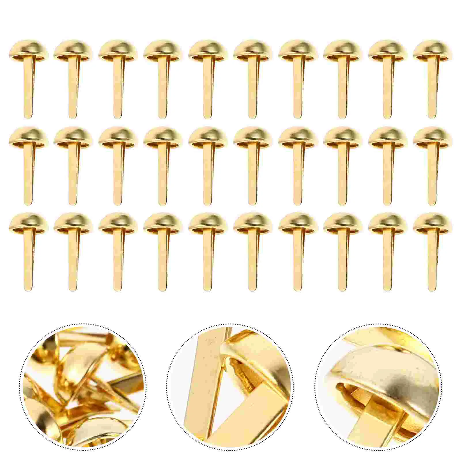 

50 шт., детские мини-гвозди на две лапы