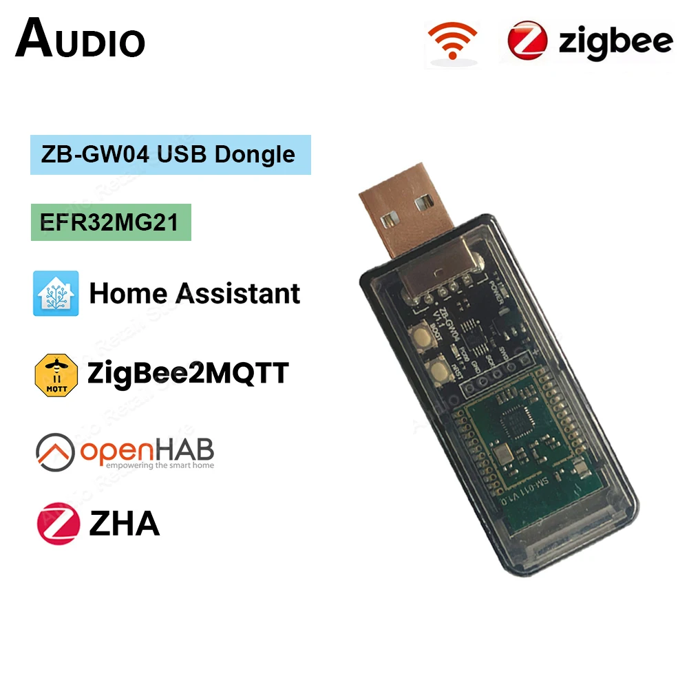 USB-ключ Zigbee 3,0 на основе Silicon Labs EFR32MG21, универсальный шлюз Zigbee, адаптер для поддержки ZHA Zigbee2MQTT openHAB