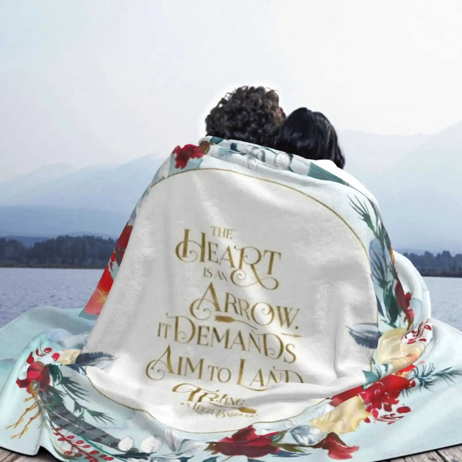 The Heart Is An Arrow... Six Of Crows Цитата Низкая цена Новый принт Новинка Модное мягкое теплое