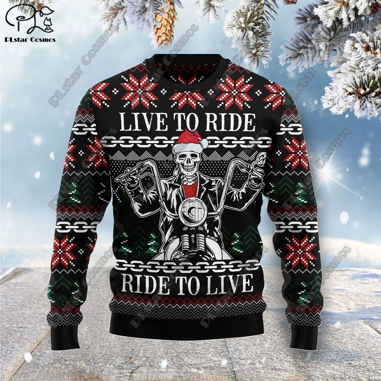 Новинка милый Рождественский свитер с 3D принтом животных уличный Повседневный