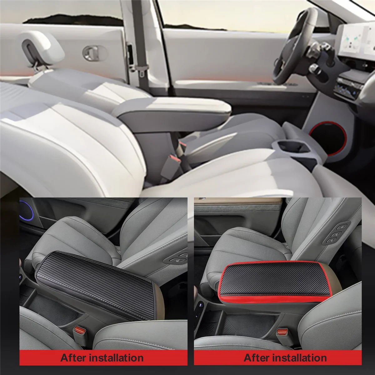 Чехол для автомобильного подлокотника Aini 5 IONIQ 2022 + защитный чехол центрального