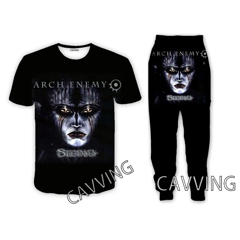 

Rock Band 3D Print Casual T-shirt + Pants Jogging Pants Trousers Suit Clothes Women/ Men's Sets Suit Clothes T02