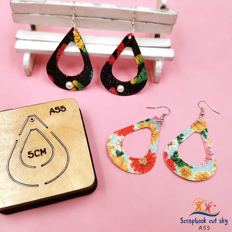 

Earrings Shakes DIY A55 Muyu Wooden Mold Scrapbook Cutting Dies Suitable For Market General Machines