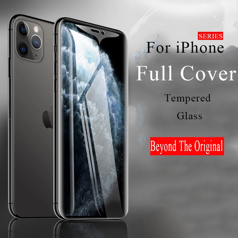 

GENTLE MOMENT Tempered Glass for IPhone 11 12 13 14 Pro Max 12 13 Mini X XR XS Screen Protector for Iphone 6 6S 7 8 Plus SE Film